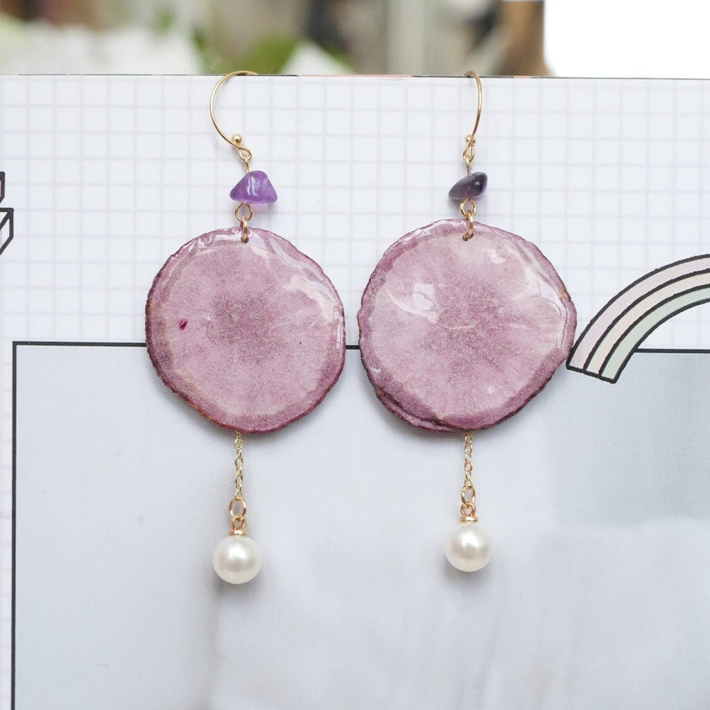 "Harvest Gem" Real Carrot＆Potato Earrings