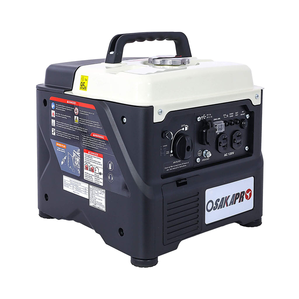 Heavy-Duty 1200W Ultra-Quiet Portable Gas Engine Inverter Generator (SAK54675)