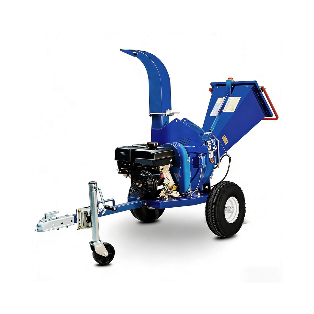 Heavy-Duty 5-Inch 15HP 420CC Gas Towable Wood Chipper Shredder With Recoil Start (SAK51947)