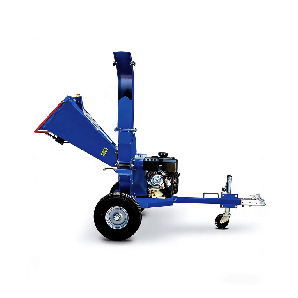 Heavy-Duty 5-Inch 15HP 420CC Gas Towable Wood Chipper Shredder With Recoil Start (SAK51947)