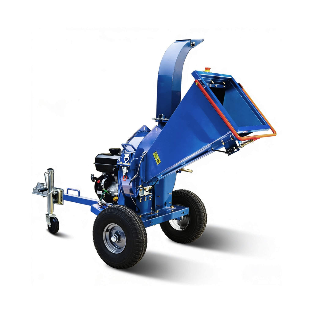 Heavy-Duty 5-Inch 15HP 420CC Gas Towable Wood Chipper Shredder With Recoil Start (SAK51947)