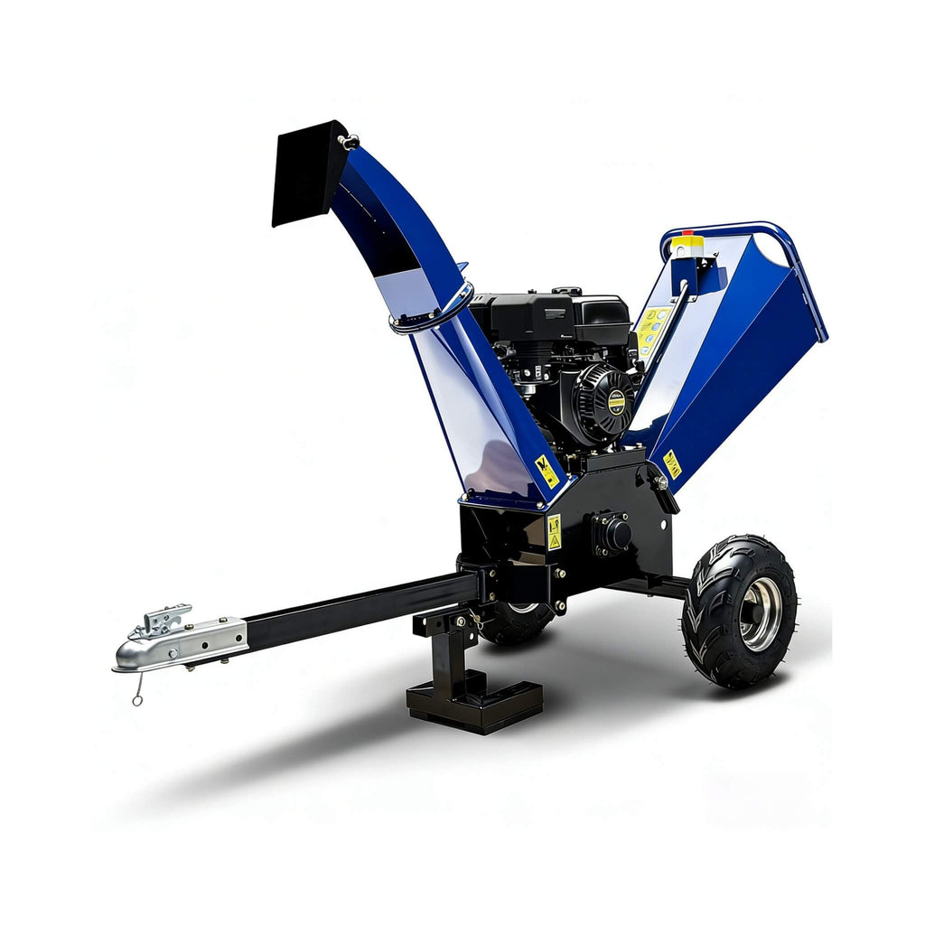 Heavy-Duty 5-Inch 15HP 420CC Gas Wood Chipper Shredder With Electric Start And Tow Hitch (SAK48652)