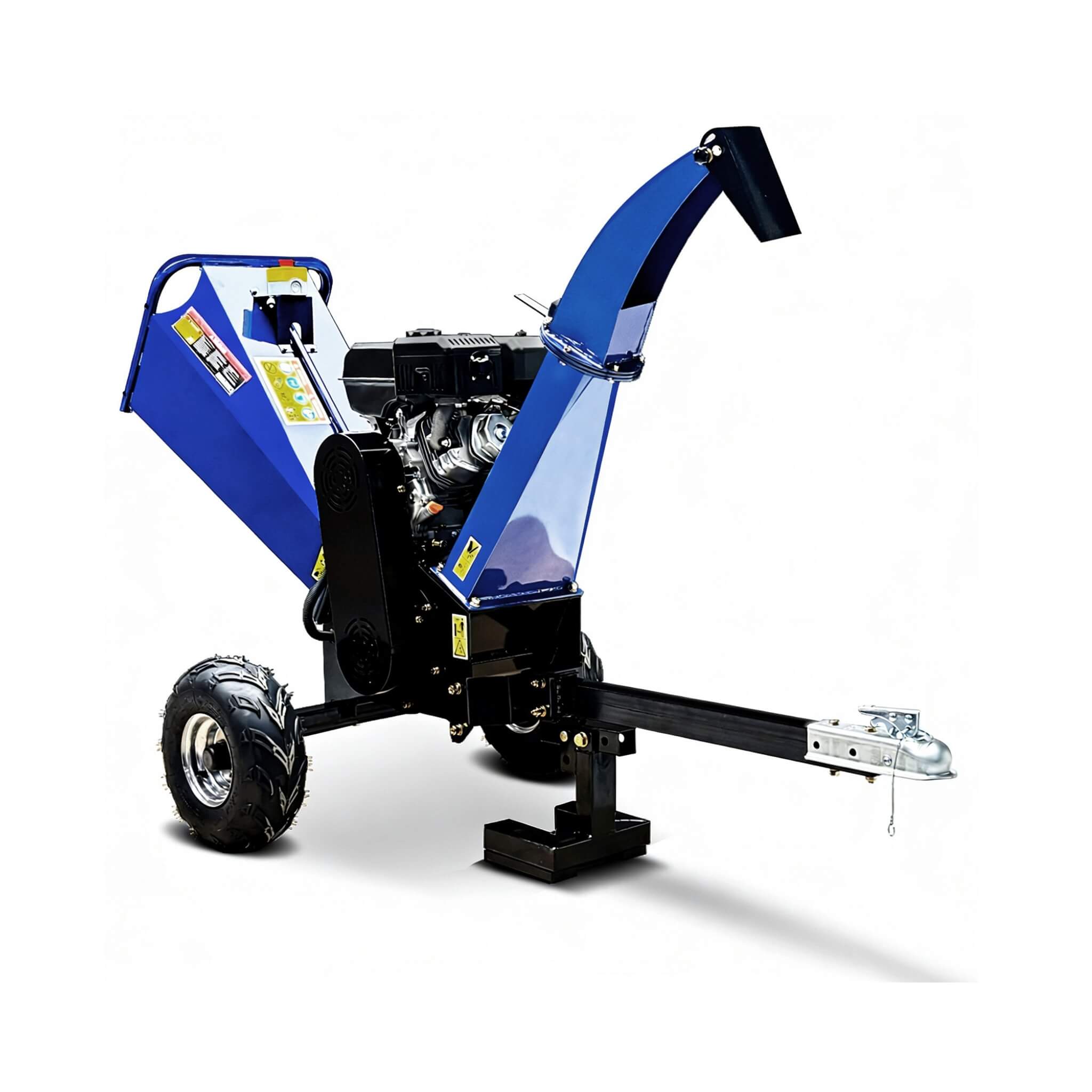 Heavy-Duty 5-Inch 15HP 420CC Gas Wood Chipper Shredder With Electric Start And Tow Hitch (SAK48652)