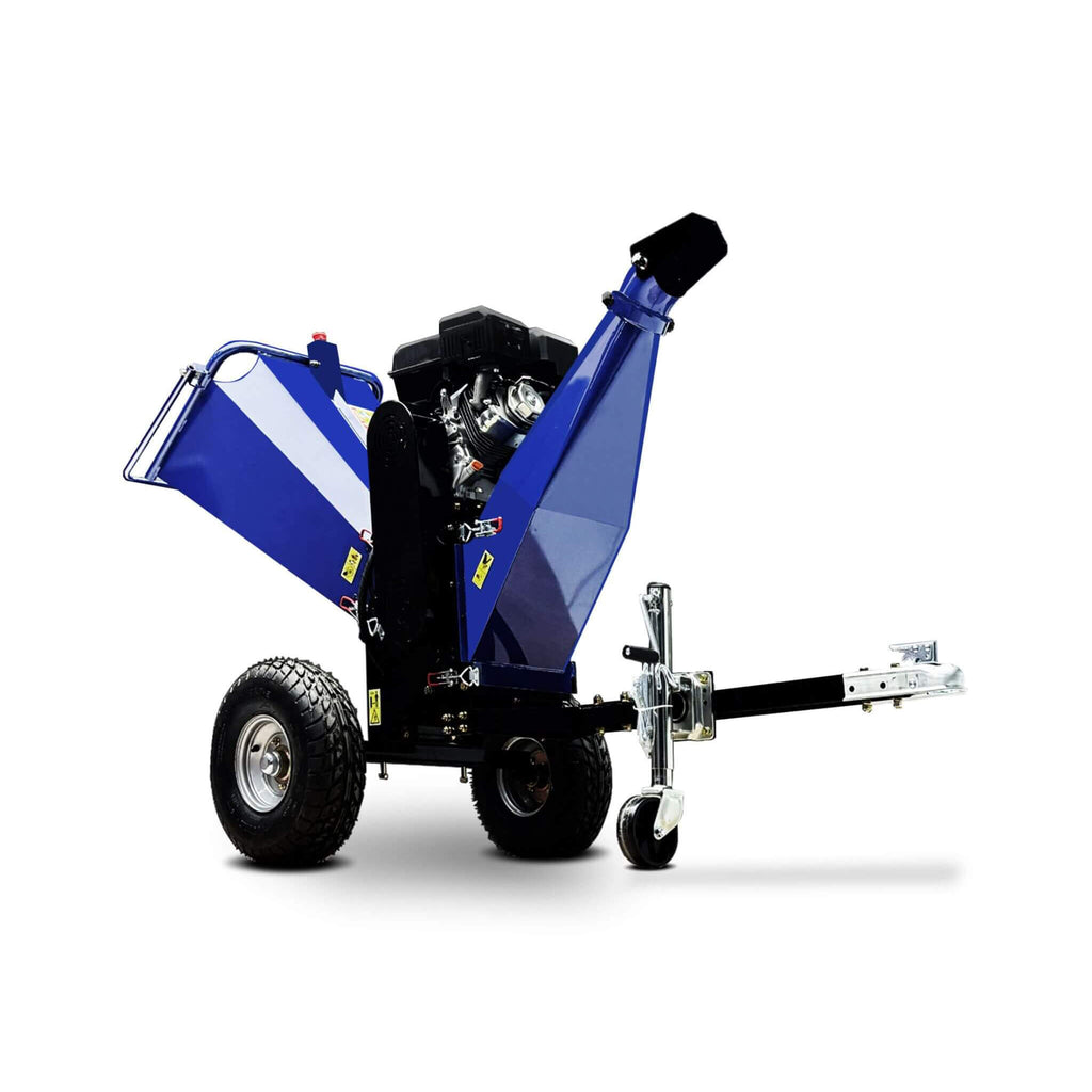 Heavy-Duty 6-Inch 15HP 420CC Towable Gas Wood Chipper Shredder With Electric Start (SAK50896)