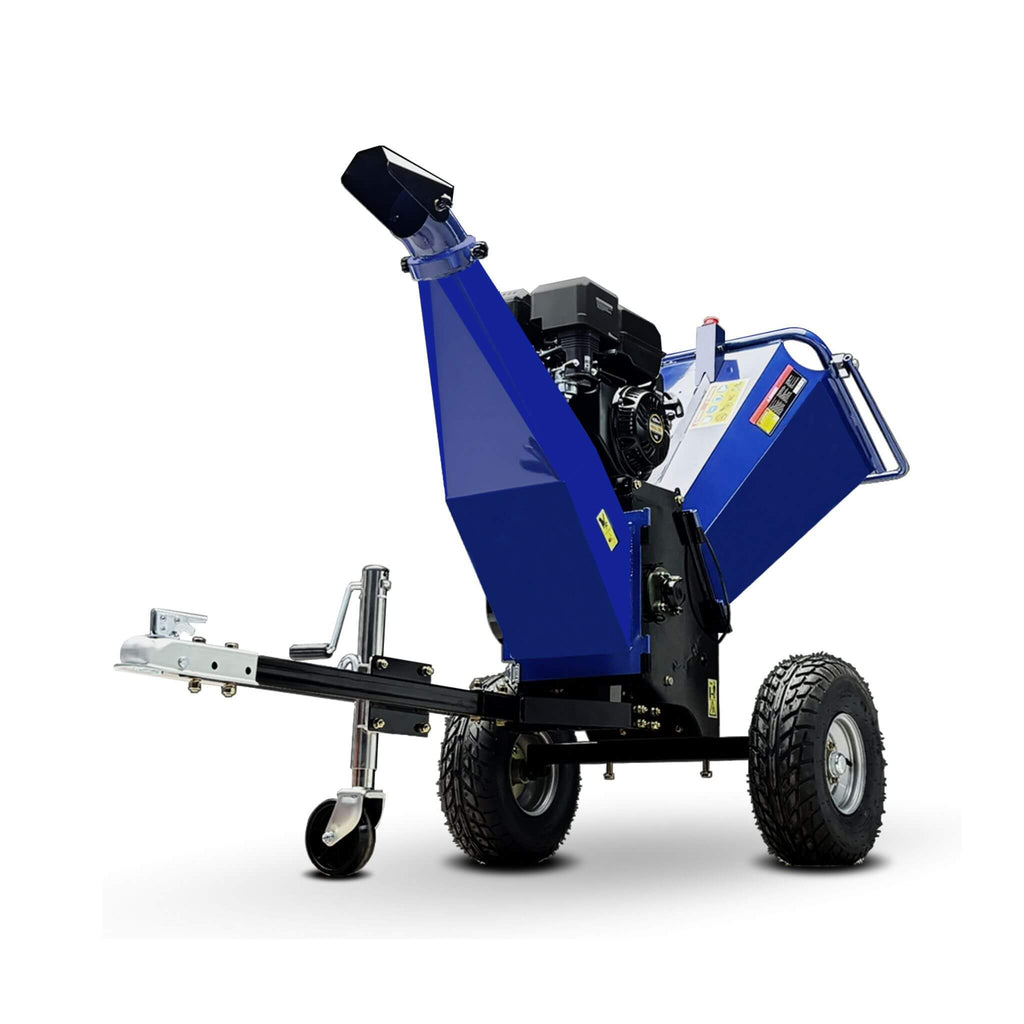 Heavy-Duty 6-Inch 15HP 420CC Towable Gas Wood Chipper Shredder With Electric Start (SAK50896)