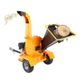 Heavy-Duty 6-Inch 420CC 15HP Towable Gas Wood Chipper Shredder (SAK84602)