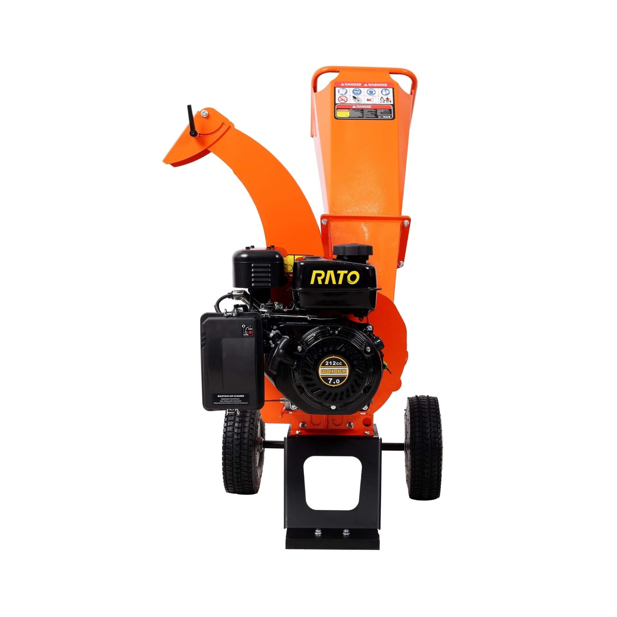 Heavy-Duty 7HP 212CC Gas Wood Chipper Shredder Mulcher (SAK59184)