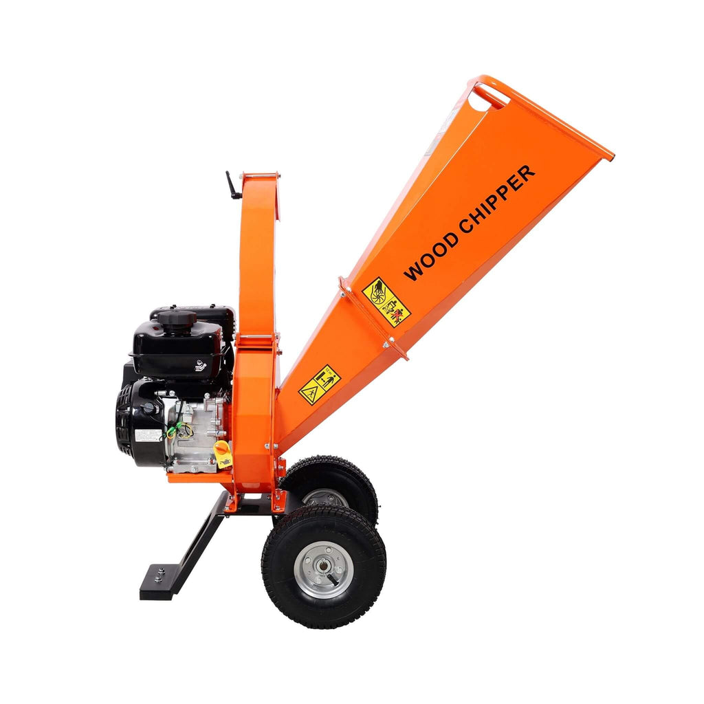 Heavy-Duty 7HP 212CC Gas Wood Chipper Shredder Mulcher (SAK59184)