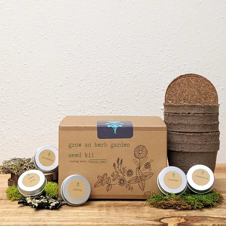 "Get Growing" Mindful Gardening Kit: Mindfulness Journal, Meditation Card + Growing Kit - Assorted (Winter Dreaming)