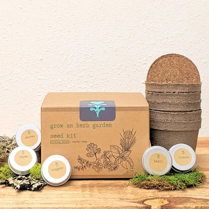 "Get Growing" Mindful Gardening Kit: Mindfulness Journal, Meditation Card +  Growing Kit - Assorted (Grow & Bloom)