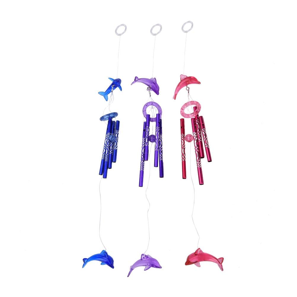 Home Decoration Hanging Wind Chimes For Kids Birthday Gift Door Garden Crystal Dolphin Wind Chimes Outdoor Corridors Lawns Gardens and Interior Decoration Gifts for Everyone Memorial Wind Chimes