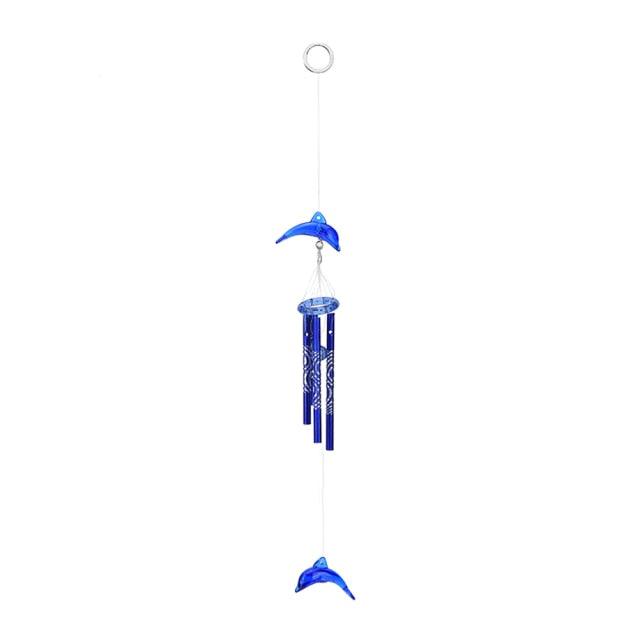 Home Decoration Hanging Wind Chimes For Kids Birthday Gift Door Garden Crystal Dolphin Wind Chimes Outdoor Corridors Lawns Gardens and Interior Decoration Gifts for Everyone Memorial Wind Chimes