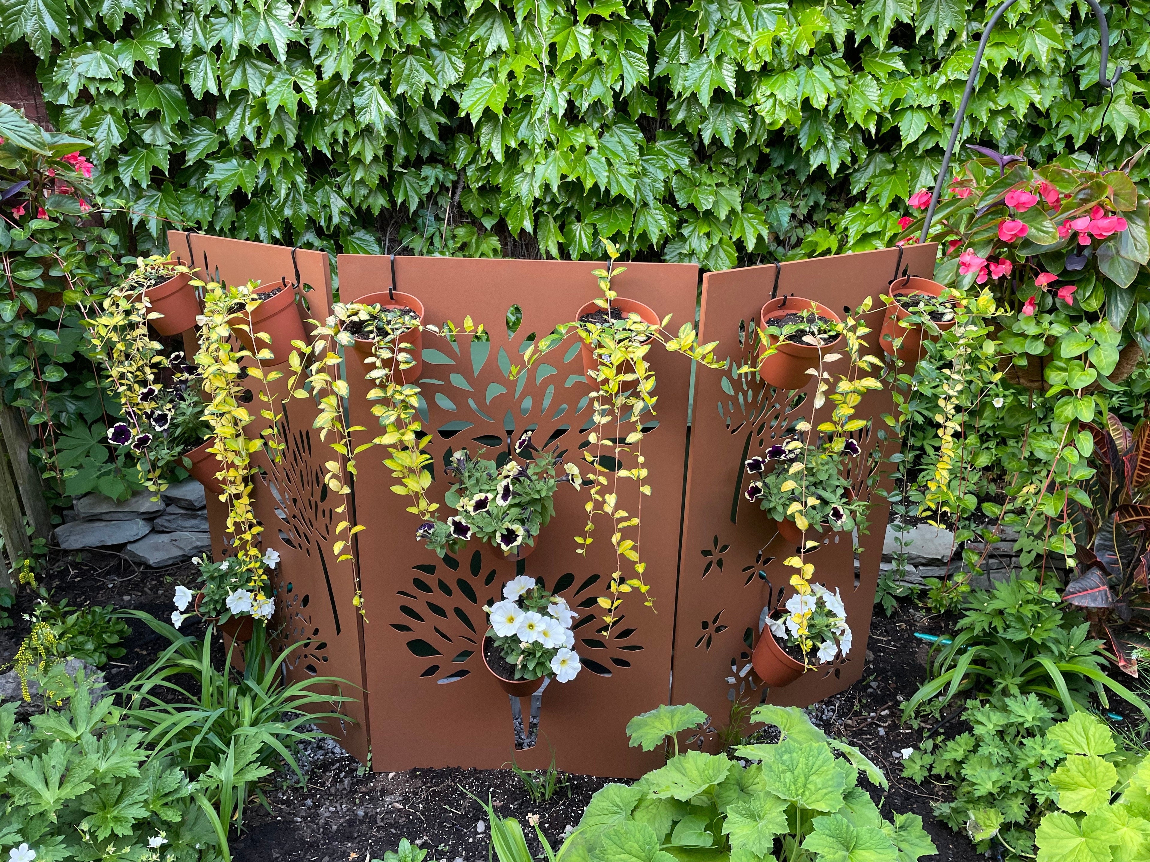 Privacy Screens Outdoor or Large Metal Wall Art (46" Inch)
