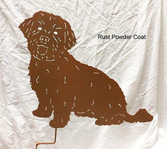 Havanese Dog Garden Stake or Wall Hanging