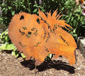 Pomeranian Garden Stake or Wall Hanging