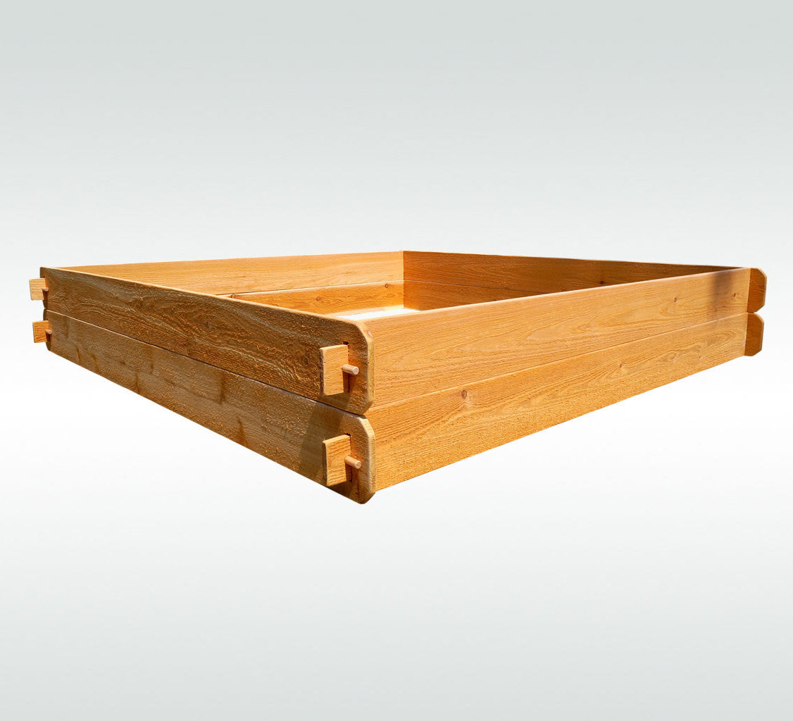 Double-Deep 6x6 Cedar Raised Garden Bed from Timberlane Gardens