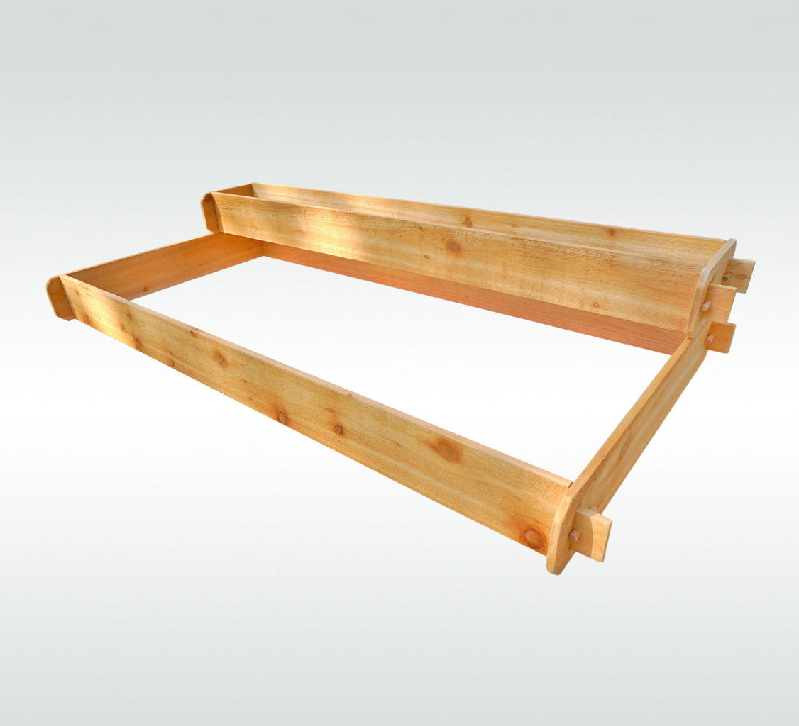 3x6 2-Tiered Cedar Raised Garden Bed from Timberlane Gardens
