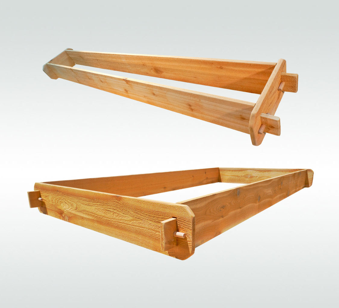 3x6 2-Tiered Cedar Raised Garden Bed from Timberlane Gardens