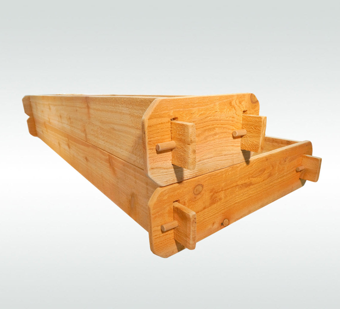 2x6 2-Tiered Cedar Raised Flower Bed from Timberlane Gardens