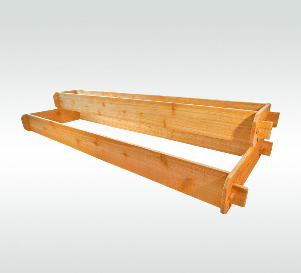 2x6 2-Tiered Cedar Raised Flower Bed from Timberlane Gardens