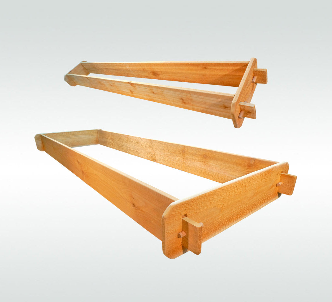 2x6 2-Tiered Cedar Raised Flower Bed from Timberlane Gardens