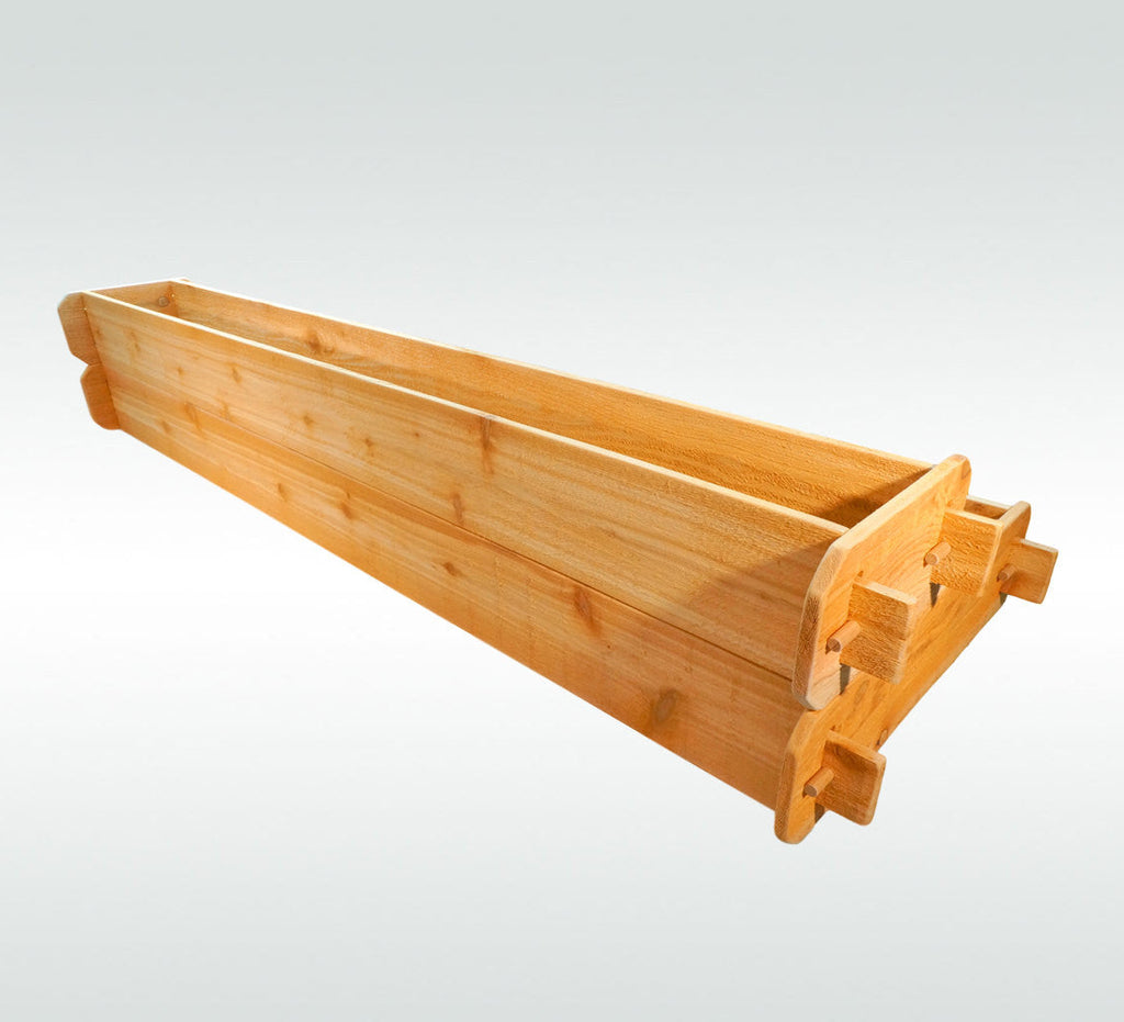 2x6 2-Tiered Cedar Raised Flower Bed from Timberlane Gardens