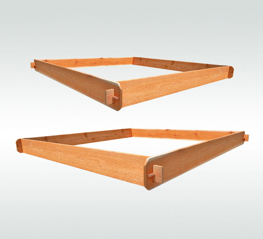 Double-Deep 6x6 Cedar Raised Garden Bed from Timberlane Gardens