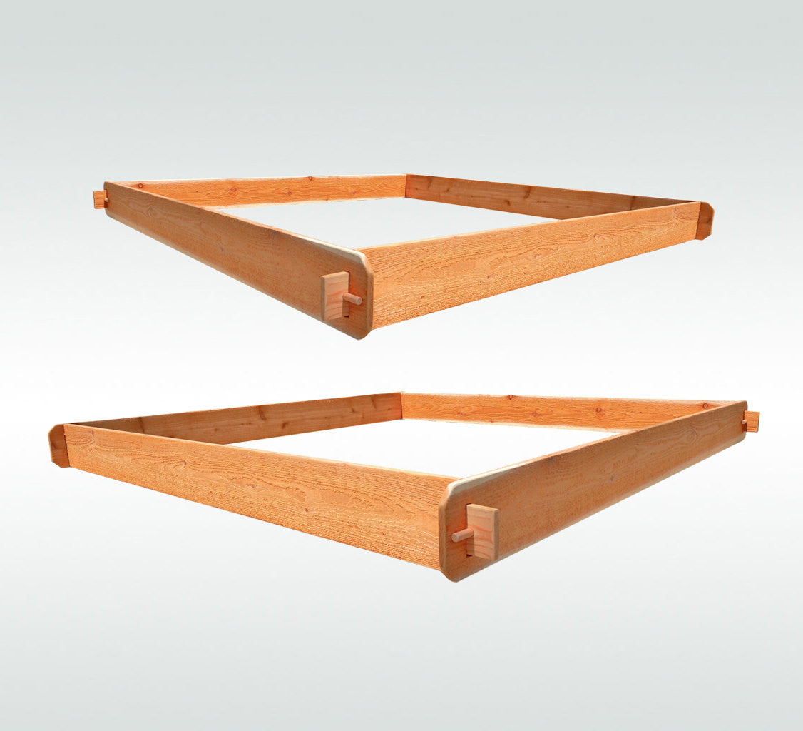 Double-Deep 6x6 Cedar Raised Garden Bed from Timberlane Gardens