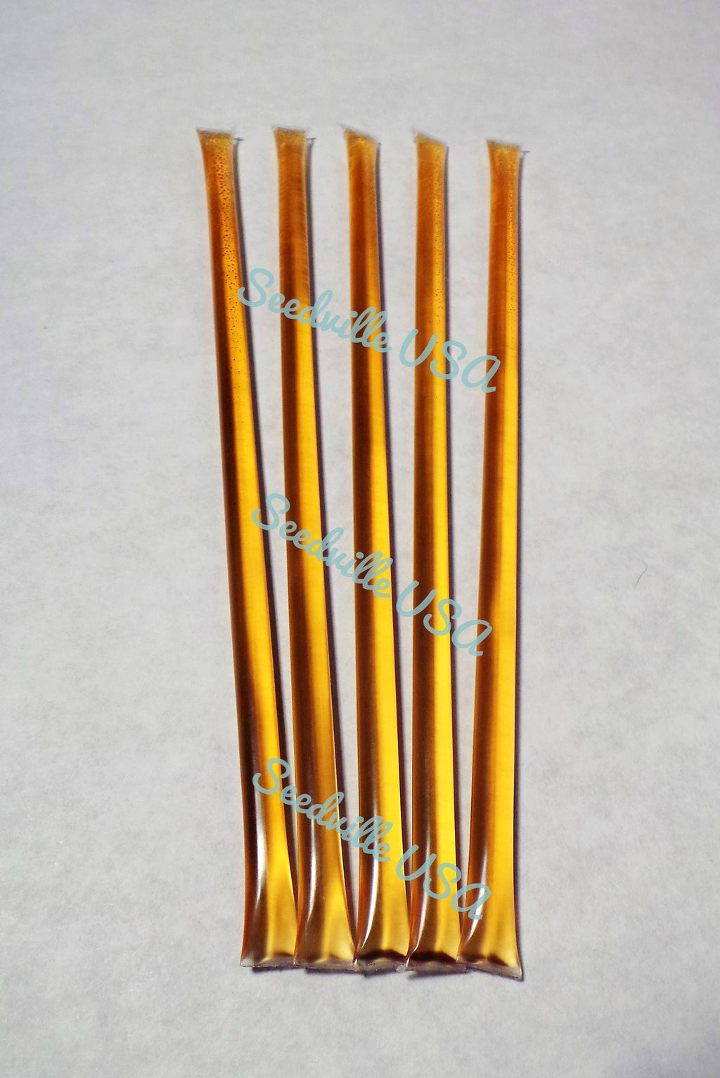5 Pack STRAWBERRY HONEY TEASERS Natural Honey Snack Sticks Honeystix Straws