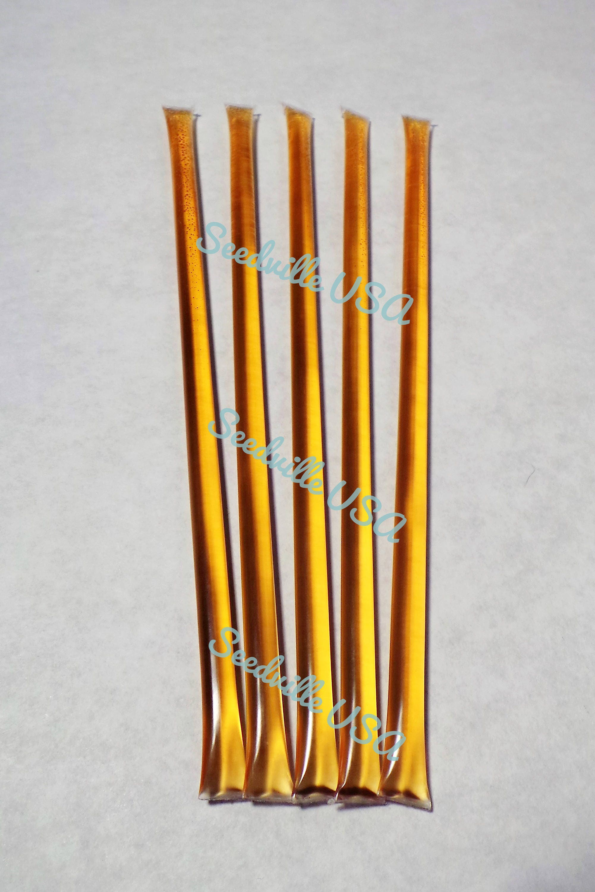 5 Pack STRAWBERRY HONEY TEASERS Natural Honey Snack Sticks Honeystix Straws