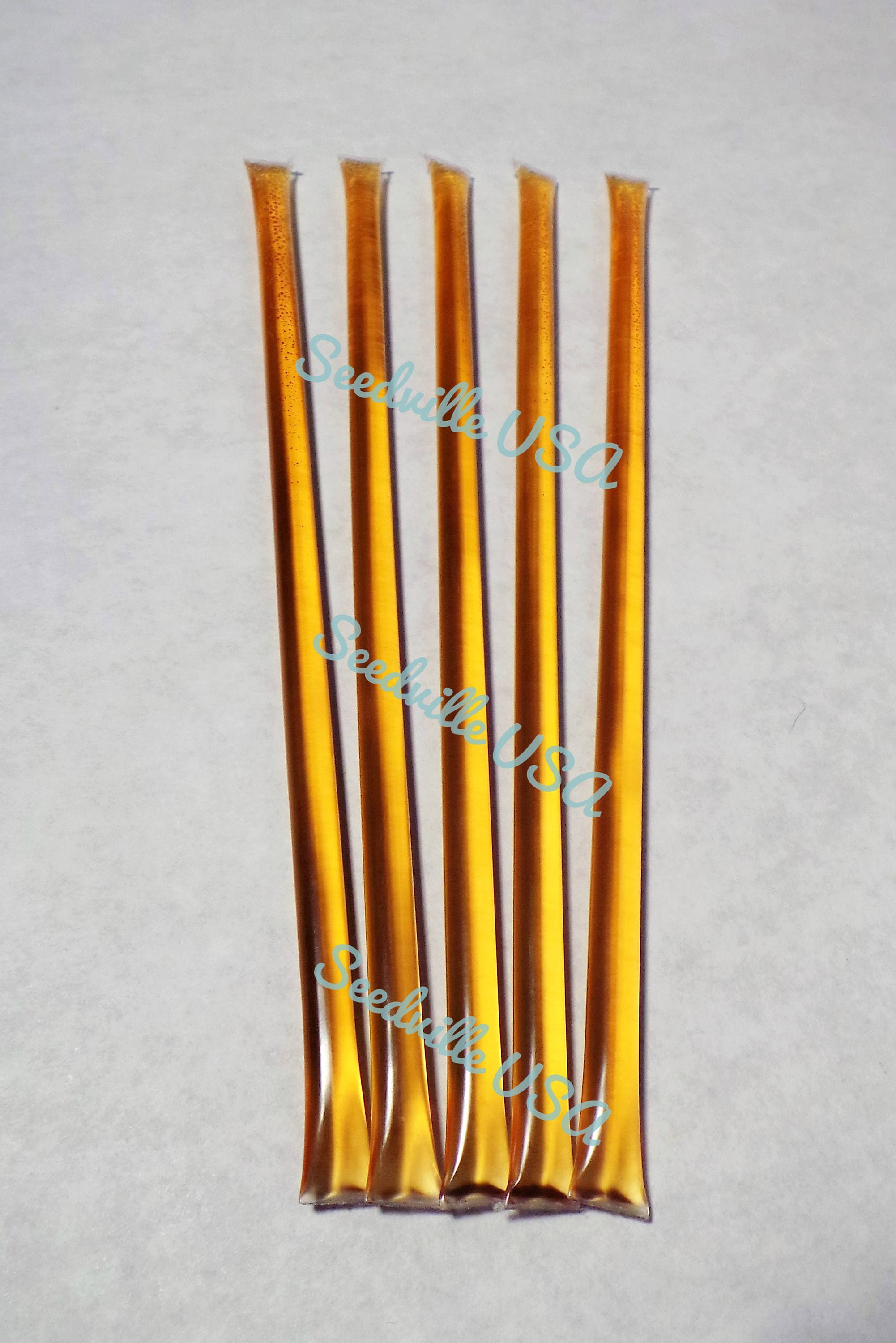5 Pack LEMON HONEY TEASERS Natural Honey Snack Sticks Honeystix Straws