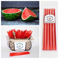 5 Pack WATERMELON HONEY TEASERS Natural Honey Snack Sticks Honeystix Straws