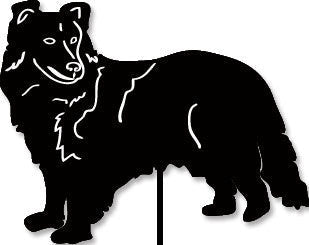 Shetland Sheepdog Garden Stake or Wall Hanging (Style 1)