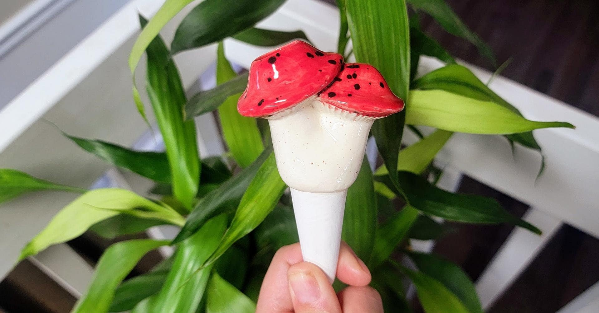 Small Mushroom Watering Spike