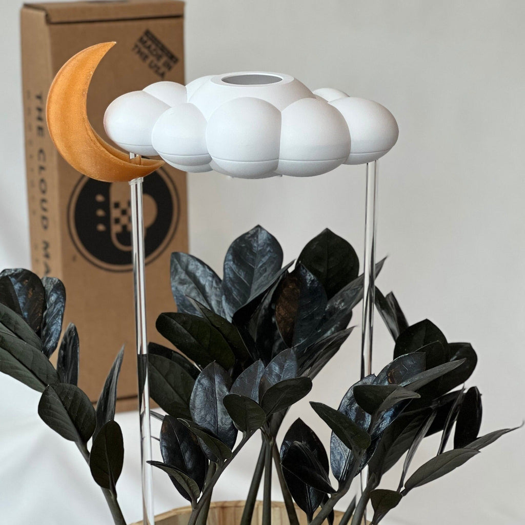 Original Dripping Rain Cloud with Moon Charm