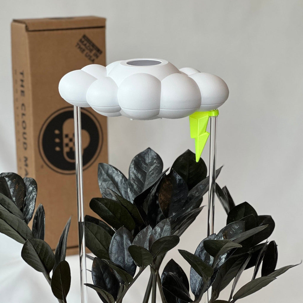 Original Dripping Rain Cloud with Neon Lightning Bolt Charm