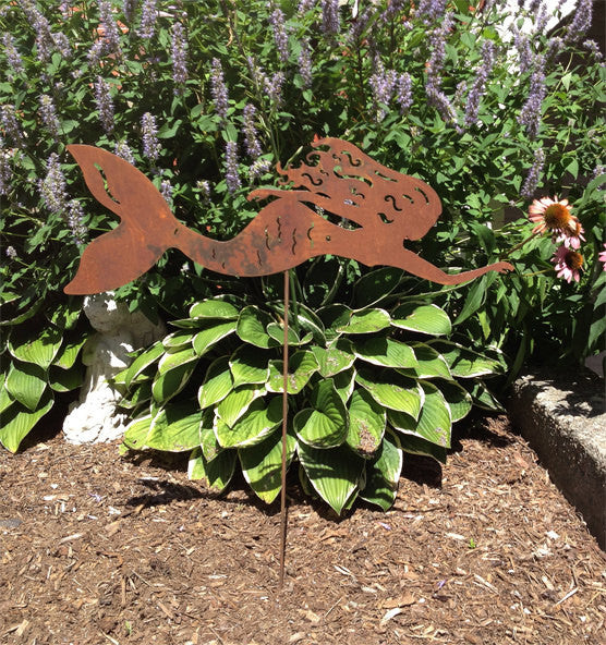 Mermaid Garden Statue or Wall Art