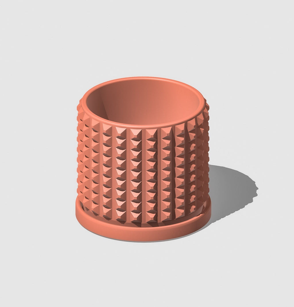 Cubist Planter with Drainage