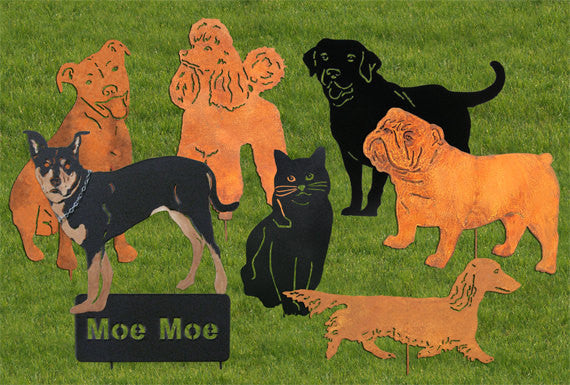 Wheaten Terrier Garden Stake or Wall Hanging