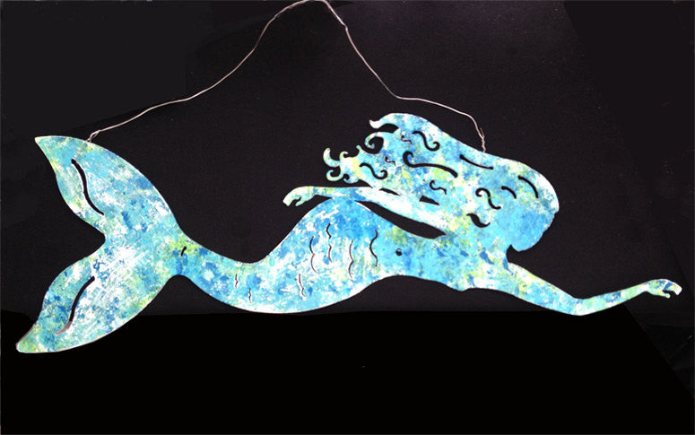 Mermaid Garden Statue or Wall Art