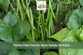 Petite Filet French Bean Seeds 50 Pack – Phaseolus vulgaris Slim Green Gourmet Beans for Vegetable Garden, Raised Beds, Containers