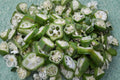 Star of David Okra Seeds – Heirloom Organic Ribbed Pods, Old World Variety, Non-GMO, Edible Vegetable Seeds