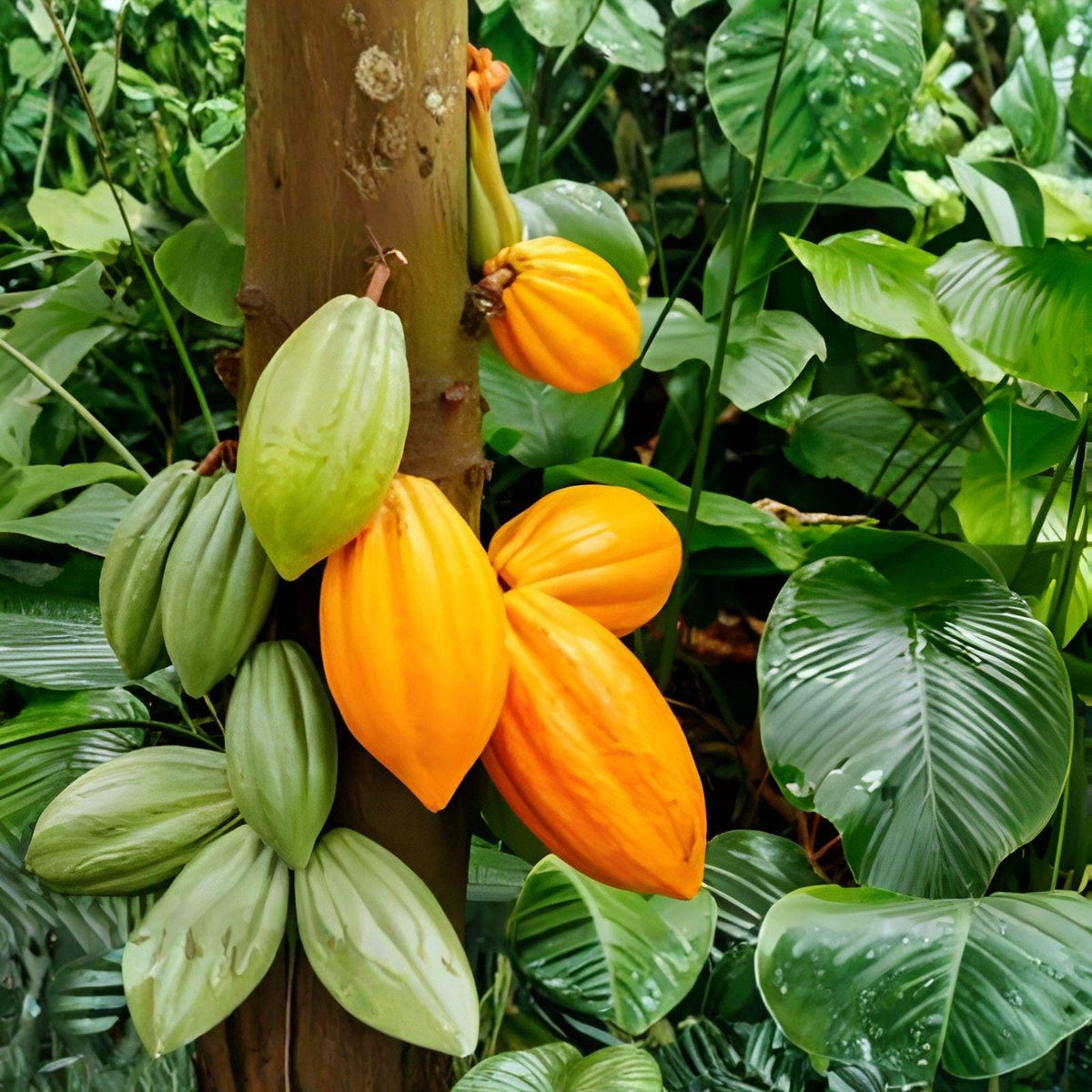 Theobroma cacao Seeds | Fresh Wet Cacao Tree Seeds for Planting | Chocolate Tree Botanical Name
