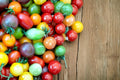 100 Seeds Rainbow Cherry Tomato Heirloom Mix Sweet Colorful Garden Variety