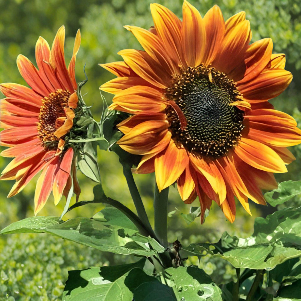 Autumn Beauty Sunflower Seeds – Helianthus annuus – Mixed Warm-Toned Blooms for Garden Borders and Beds