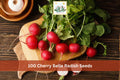 100 Cherry Belle Radish Seeds Round Red Fast Growing Crisp Vegetable for Garden Beds Containers Spring Fall Planting Heirloom