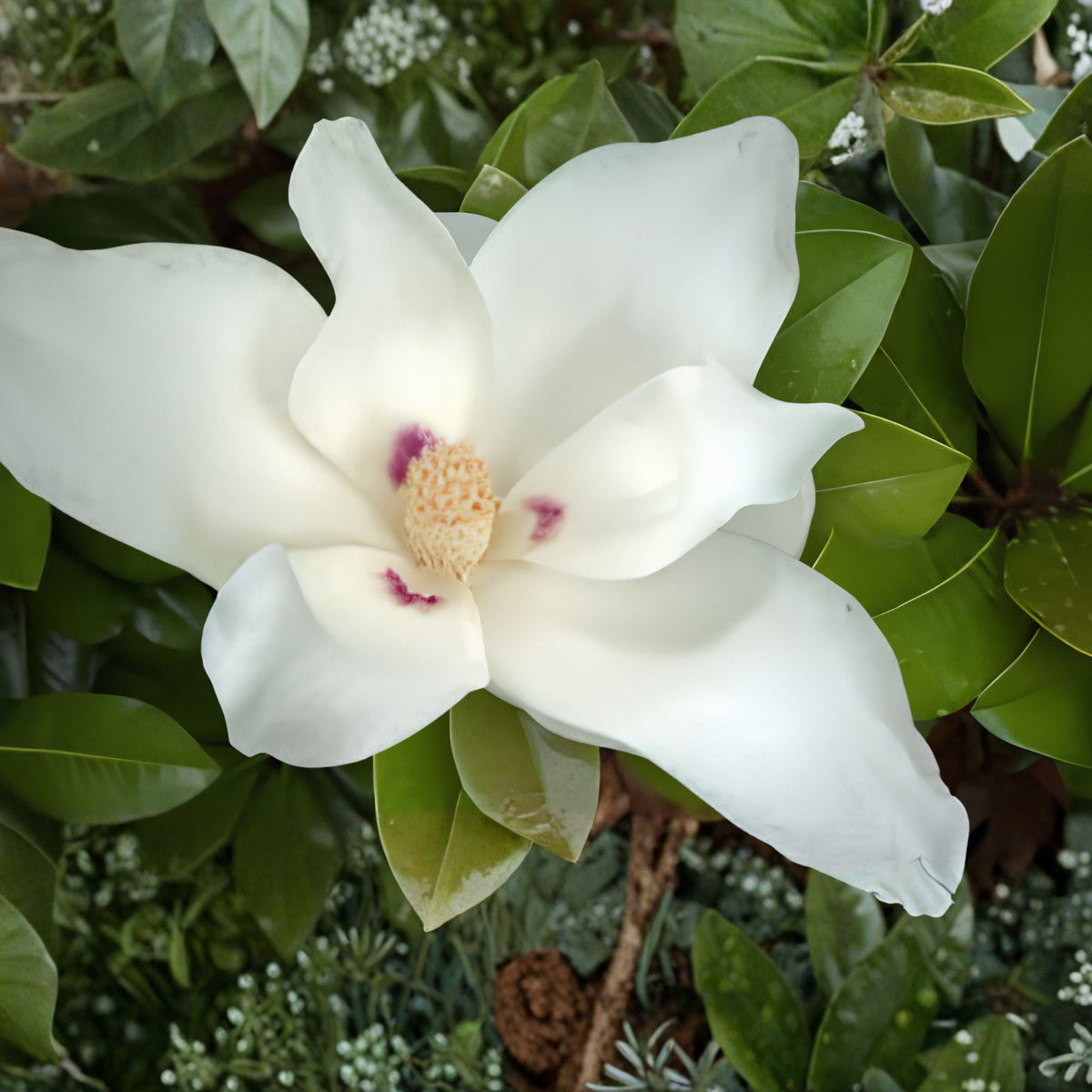 Big Leaf Magnolia Sapling | Bare Root Live Plant | Magnolia macrophylla | White Flower Tree | Ornamental Garden Tree