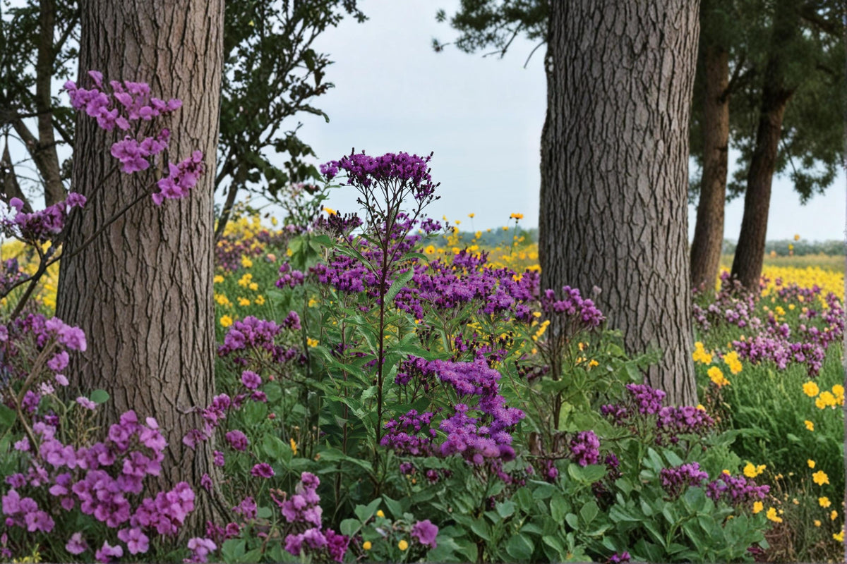 200 Seeds Ironweed Vernonia gigantea Tall Purple Wildflower