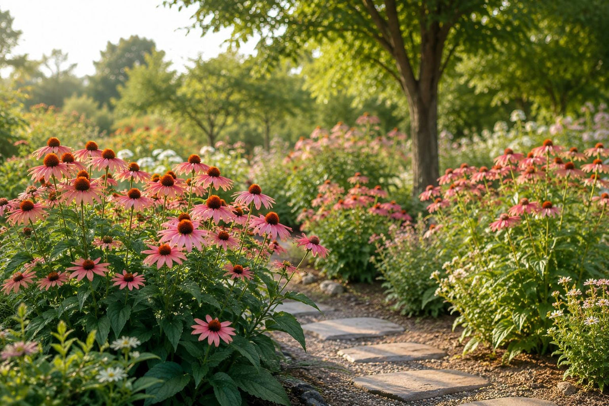 Pink Coneflower Seeds - Echinacea purpurea - Long-Blooming Perennial for Pollinator Gardens, Butterfly & Bee Attractant