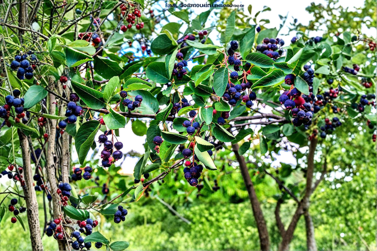 30 Seeds Juneberry Amelanchier lamarckii Shrub Tree Fruit